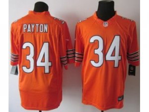 Nike NFL Chicago Bears #34 Walter Payton Orange Jerseys(Limited)