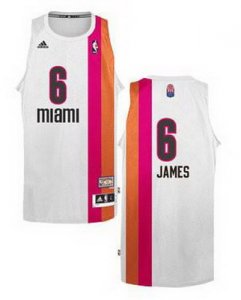 nba Miami Heat #6 James white Classic Swingman