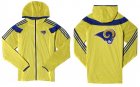 NFL St. Louis Rams dust coat trench coat windbreaker 2