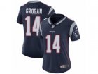 Women Nike New England Patriots #14 Steve Grogan Vapor Untouchable Limited Navy Blue Team Color NFL Jersey