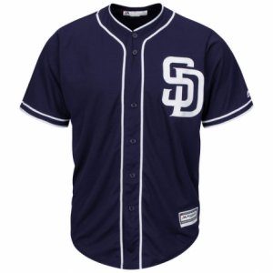 Men\'s San Diego Padres Majestic Blank Navy Alternate Cool Base Jersey