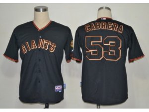 MLB Jerseys San Francisco Giants #53 Melky Cabrera Black