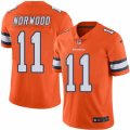 Youth Nike Denver Broncos #11 Jordan Norwood Limited Orange Rush NFL Jersey