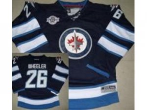 Youth NHL Winnipeg Jets #26 Blake Wheeler Blue Jerseys