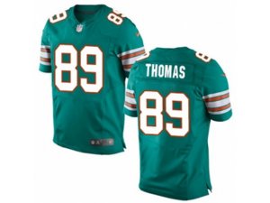 Nike Miami Dolphins #89 Julius Thomas Elite Aqua Green Alternate NFL Jersey