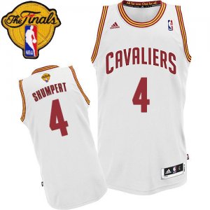 Men\'s Adidas Cleveland Cavaliers #4 Iman Shumpert Swingman White Home 2016 The Finals Patch NBA Jersey