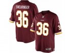 Mens Nike Washington Redskins #36 D.J. Swearinger Limited Burgundy Red Team Color NFL Jersey