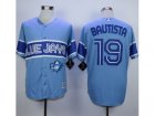 MLB Toronto Blue Jays #19 Jose Bautista Light Blue Exclusive New Cool Base Jerseys