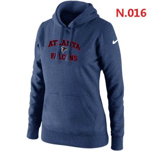 Women Atlanta Falcons Logo Pullover Hoodie-2