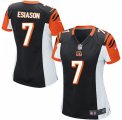 Womens Nike Cincinnati Bengals #7 Boomer Esiason Game Black Team Color NFL Jersey