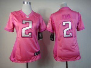 Nike Women Atlanta Falcons #2 Matt Ryan Pink Jerseys[love s]