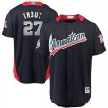 American League #27 Mike Trout Navy 2018 MLB All-Star Game Home