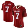 Oklahoma Sooners #7 Corey Nelson Red 47 Game Winning Streak College Football Jersey