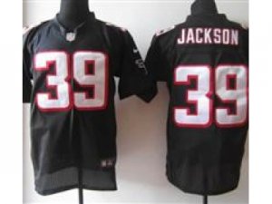 Nike NFL Atlanta Falcons #39 Jackson Black Jerseys(Elite)