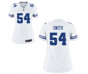 Women\'s Nike Dallas Cowboys #54 Jaylon Smith White NFL Jersey