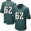 Mens Nike Philadelphia Eagles #62 Jason Kelce Game Midnight Green Team Color NFL Jersey