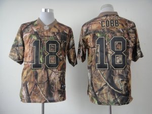 Nike Green Bay Packers #18 Randall Cobb Camo Realtree Jerseys(Elite)