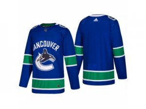 Mens adidas Vancouver Canucks Blue 2017-2018 Season New-Look Blank Jersey