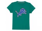 nike detroit lions sideline legend authentic logo youth T-Shirt green