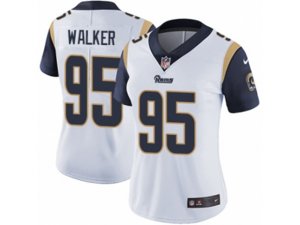 Women Nike Los Angeles Rams #95 Tyrunn Walker Vapor Untouchable Limited White NFL Jersey