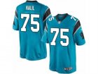 Mens Nike Carolina Panthers #75 Matt Kalil Limited Blue Alternate NFL Jersey
