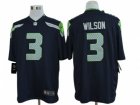 Nike NFL Seattle Seahawks #3 Wilson Blue Jerseys(Game)