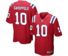 Mens Nike New England Patriots #10 Jimmy Garoppolo Game Red Alternate NFL Jersey