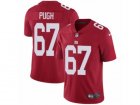 Mens Nike New York Giants #67 Justin Pugh Vapor Untouchable Limited Red Alternate NFL Jersey