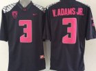 NCAA Oregon Ducks #3 V.Adams jr black jerseys