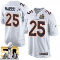 Nike Denver Broncos #25 Chris Harris Jr White Super Bowl 50 Men Stitched NFL Game Event Jersey