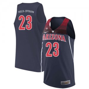Arizona Wildcats #23 Rondae Hollis-Jefferson Navy College Basketball Jersey