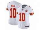 Women Nike Kansas City Chiefs #10 Tyreek Hill Vapor Untouchable Limited White NFL Jersey