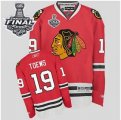 nhl jerseys chicago blackhawks #19 janathan toews red[2013 stanley cup]
