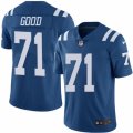 Youth Nike Indianapolis Colts #71 Denzelle Good Limited Royal Blue Rush NFL Jersey