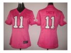 Nike women jerseys kansas city chiefs #11 smith pink[love]