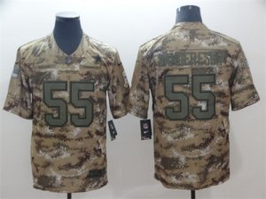 Nike Cowboys #55 Leighton Vander Esch Camo Salute To Service Limited Jersey