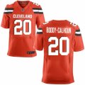 Men's Nike Cleveland Browns #20 Briean Boddy-Calhoun Elite Orange Alternate NFL Jersey