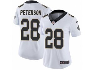 Women Nike New Orleans Saints #28 Adrian Peterson Vapor Untouchable Limited White NFL Jersey