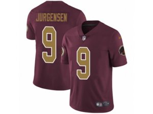 Youth Nike Washington Redskins #9 Sonny Jurgensen Vapor Untouchable Limited Burgundy Red Gold Number Alternate 80TH Anniversary NFL Jersey