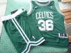 nba boston celtics #36 oneal green suit