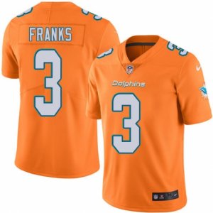 Youth Nike Miami Dolphins #3 Andrew Franks Limited Orange Rush NFL Jersey