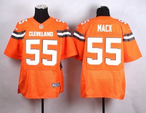 Nike Cleveland Browns #55 Alex Mack orange jerseys(Elite)