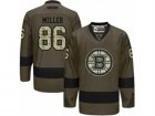 Mens Reebok Boston Bruins #86 Kevan Miller Authentic Green Salute to Service NHL Jersey