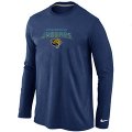Nike Jacksonville Jaguars Heart & Soul Long Sleeve T-Shirt D.Blue