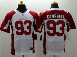 Nike Arizona Cardinals #93 Calais Campbell White Jerseys(Elite)