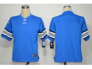 NIKE NFL Detroit Lions Blank Blue Game jerseys