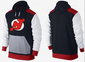 NHL New Jersey Devils Logo Pullover Hoodie 12