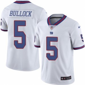 Youth Nike New York Giants #5 Randy Bullock Limited White Rush NFL Jersey