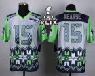 2015 Super Bowl XLIX Nike Seattle Seahawks #15 Matt Flynn Jerseys(Style Noble Fashion Elite)