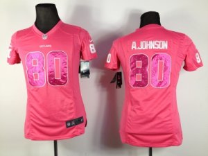 Nike Women Houston Texans #80 Andre a.johnson pink jerseys